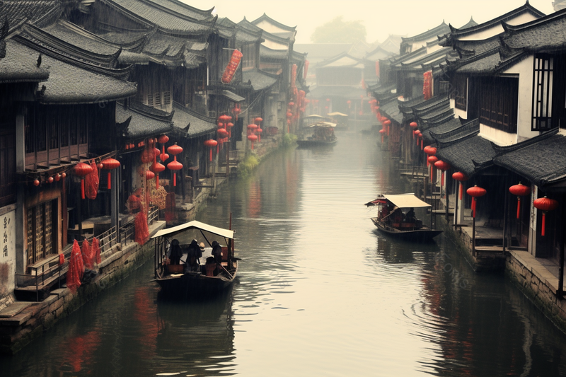 美丽的江南水乡小桥流水景观拍摄,高清,摄影图,摄影图片,图片大全,摄影图免费下载